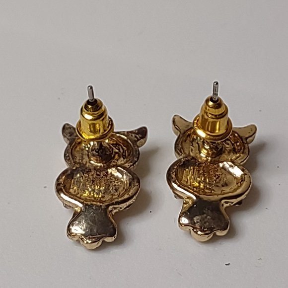 Cute Multicolor Owl Earrings - Picture 7 of 9